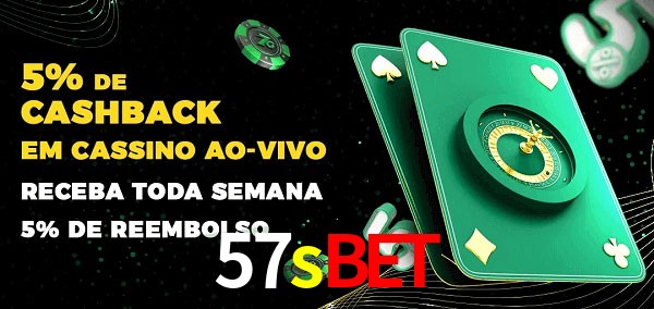 Promoções do cassino ao Vivo 57sbet